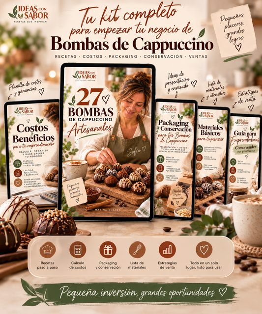 Capsulas de Capuccino artesanales - tu negocio rentable desde casa